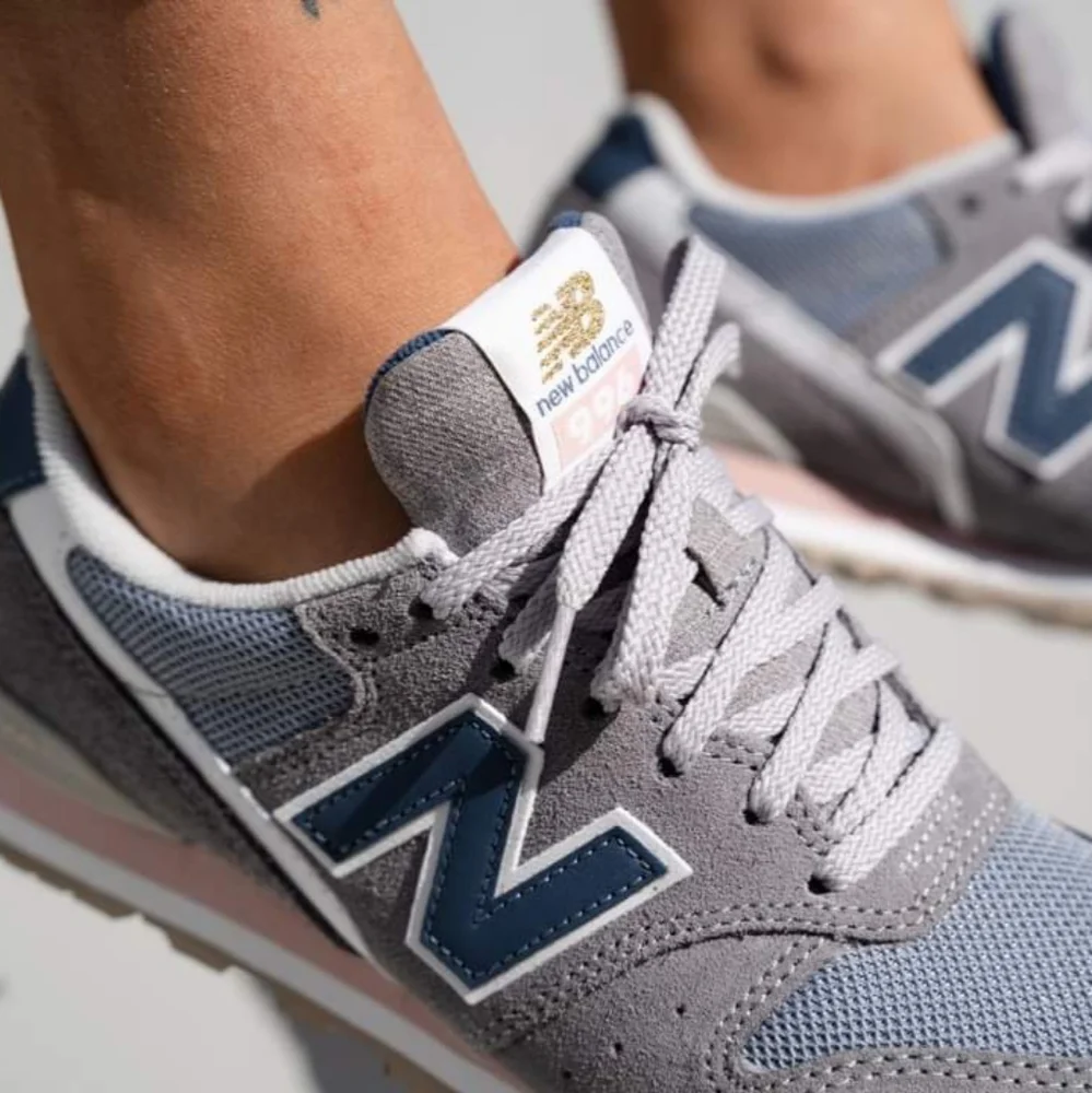 NWT Retired NB 996 Retro Running Shoe Sneaker Grey / Navy / Pink - Picture 14 of 16